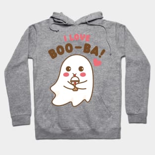 Boo-ba Ghost (on light colors) Hoodie